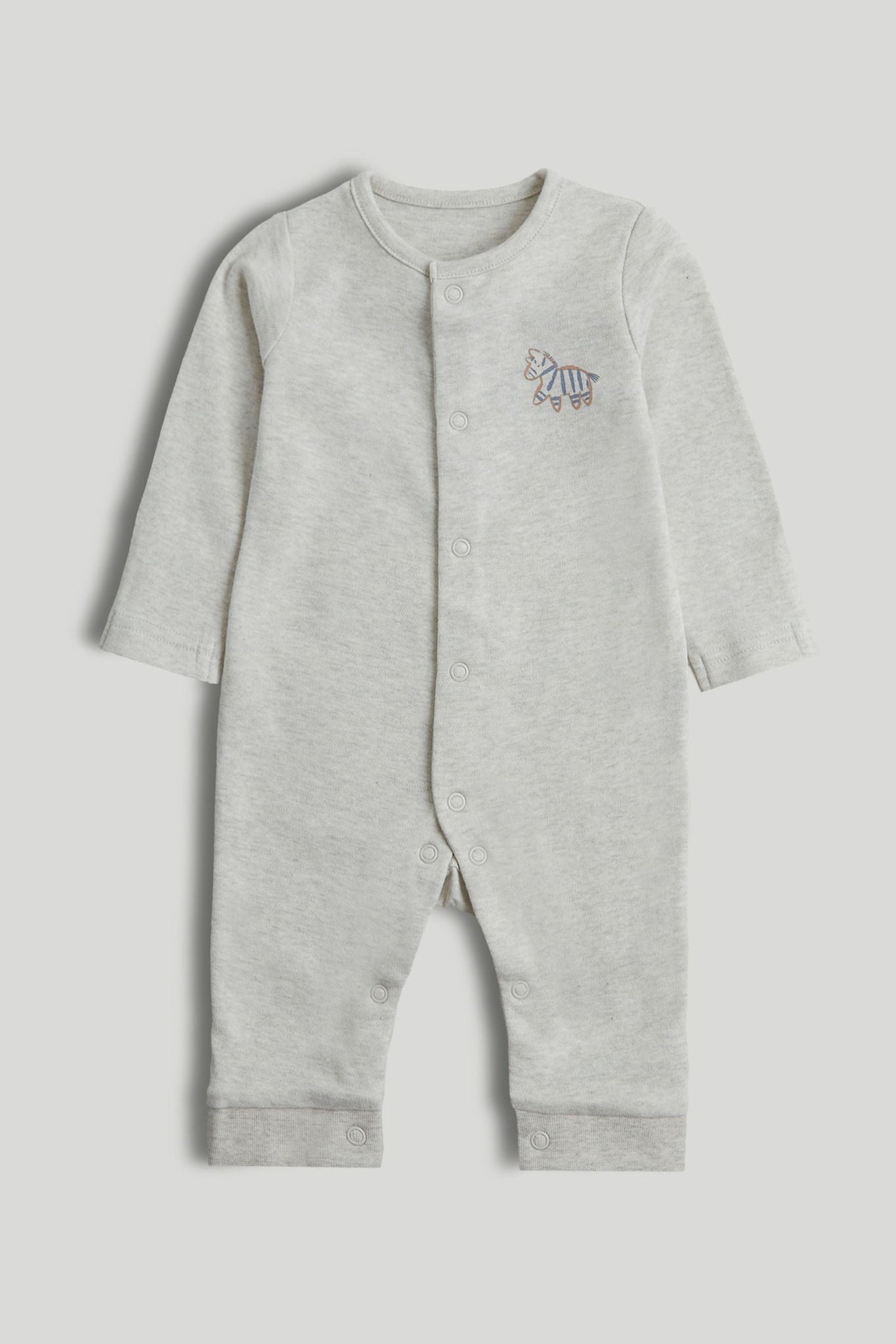 3 Pack Safari Footless Sleepsuits