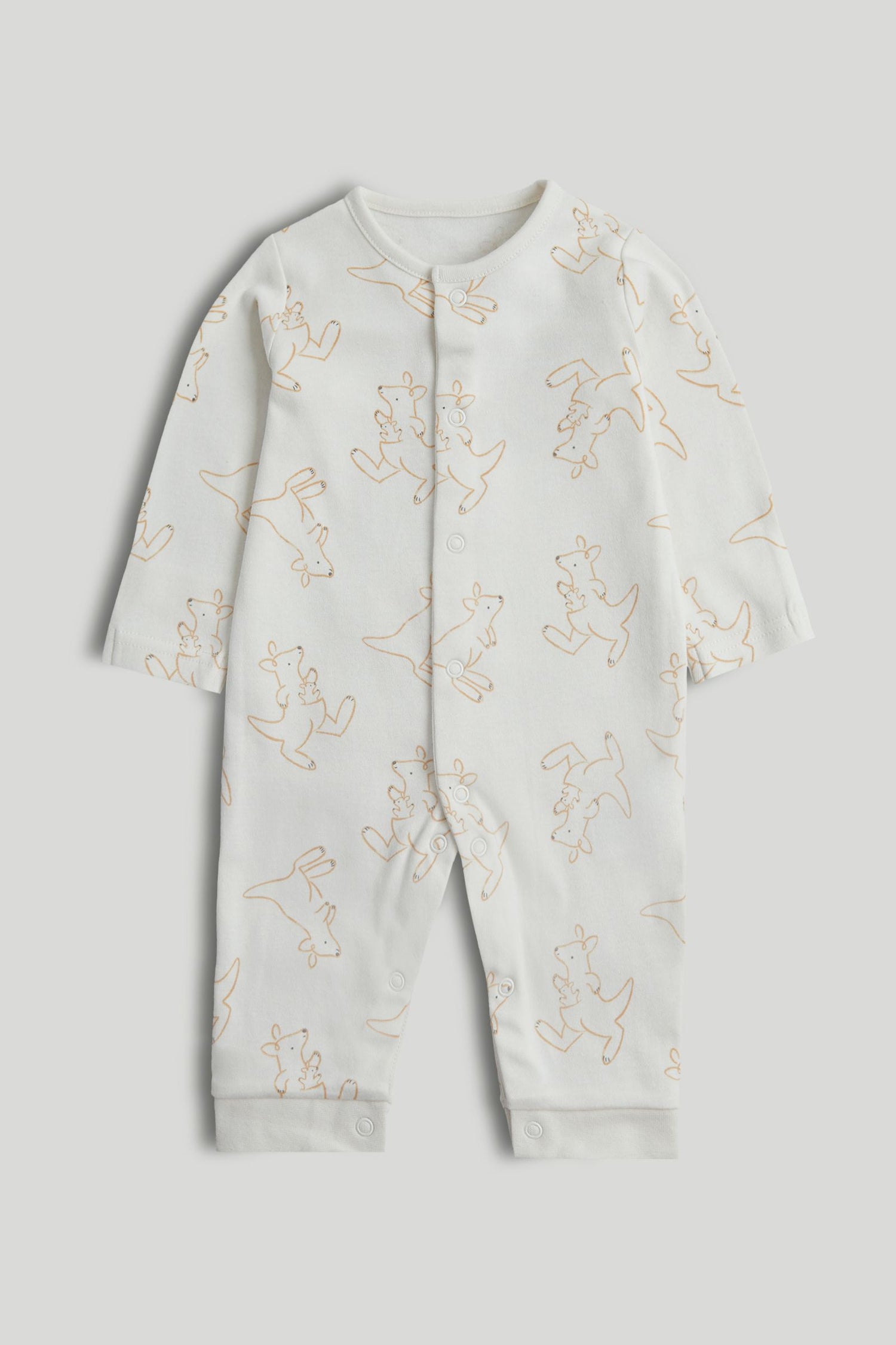 3 Pack Safari Footless Sleepsuits