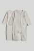 2 Pack Footless Zip-Up Sleepsuits - Multi / Up to 1 Month