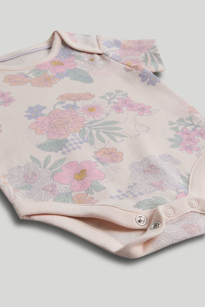2 Pack Safari Short-Sleeved Bodysuits