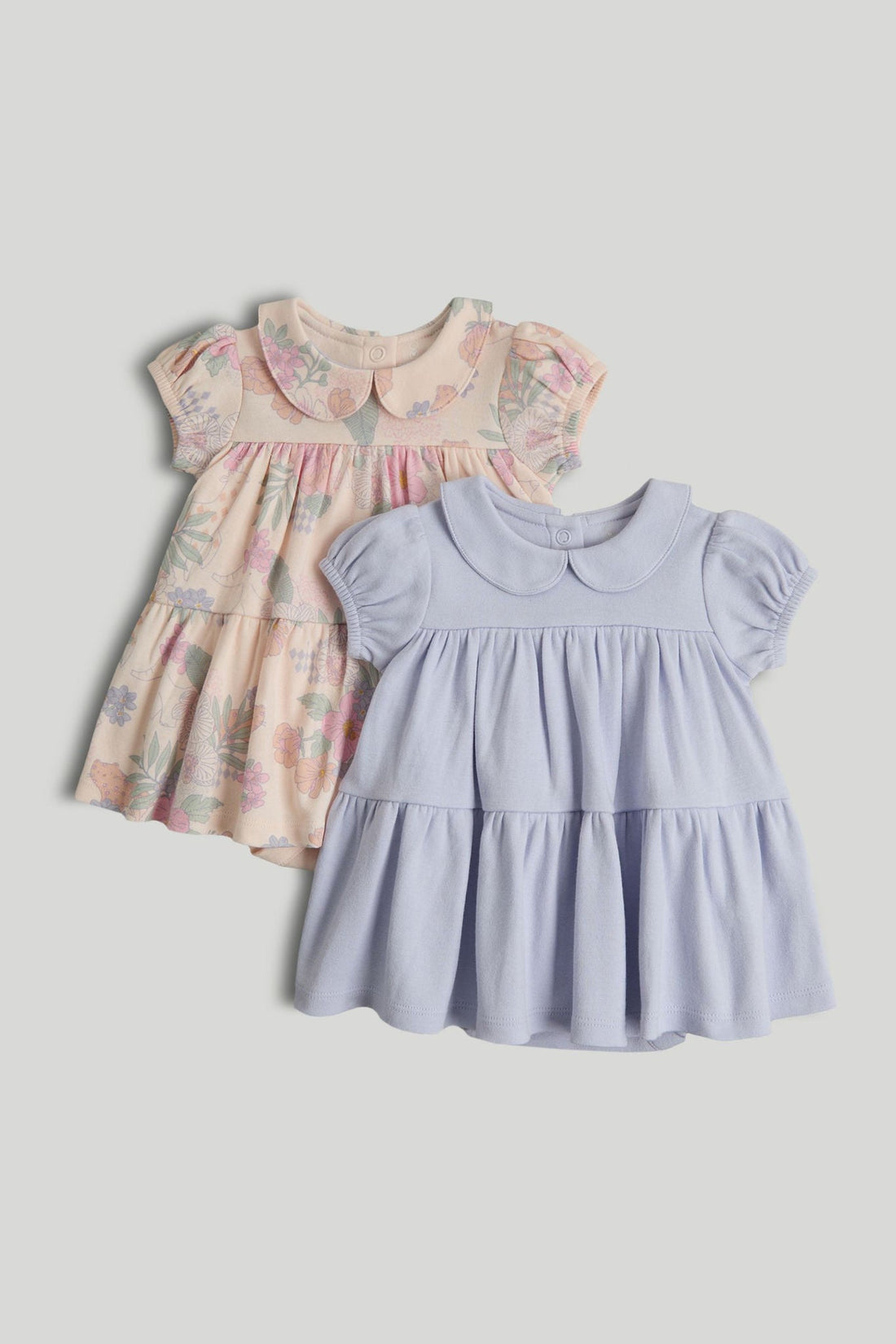 2 Pack Romper Dresses - Multi / Up to 1 Month