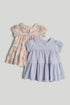 2 Pack Romper Dresses - Multi / Up to 1 Month