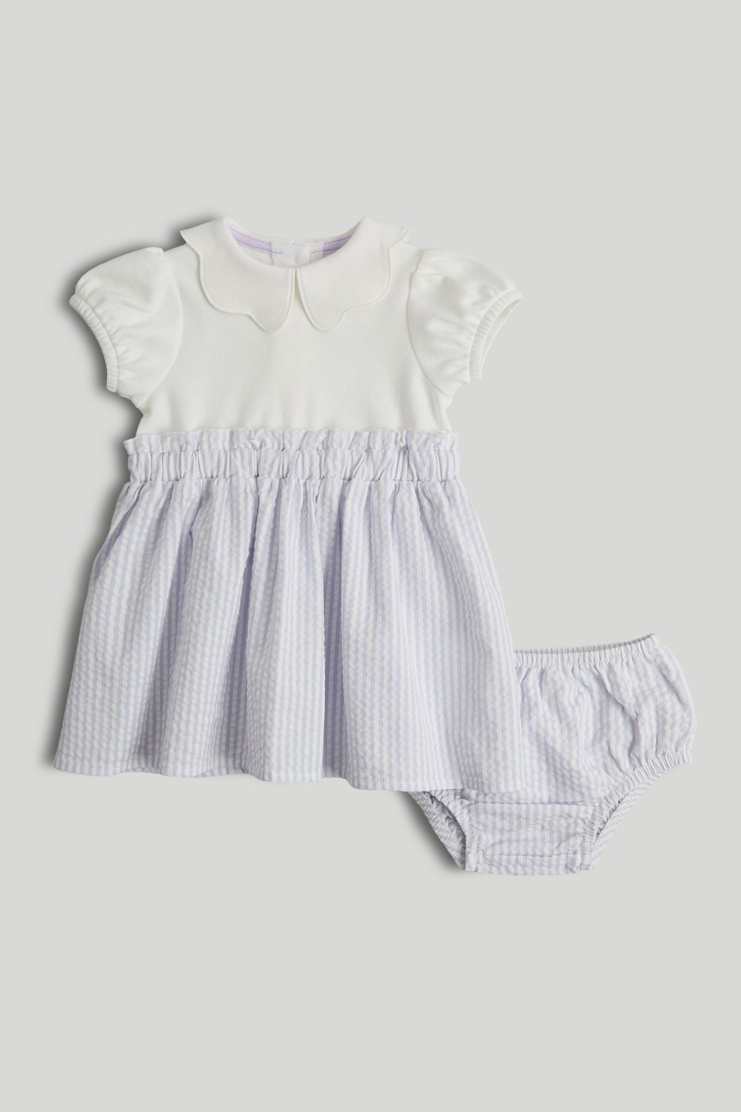 Daisy Twofer Dress - Cream / Up to 1 Month
