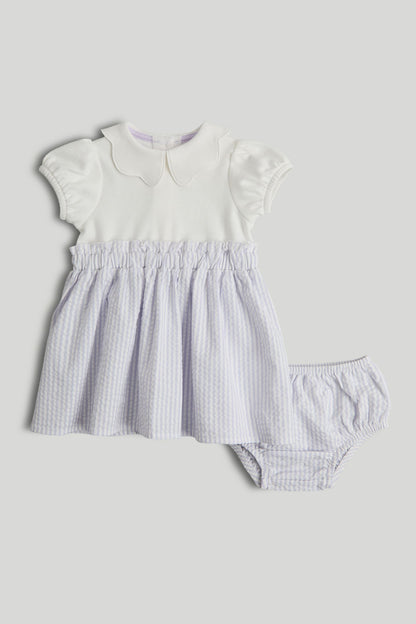 Daisy Twofer Dress - Cream / Up to 1 Month