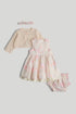 Floral Dress, Cardigan and Headband Outfit - Multi / Up to 1 Month