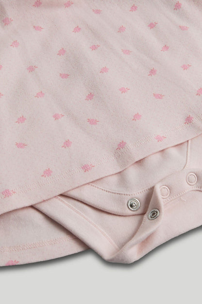 My First Pink Romper Dress