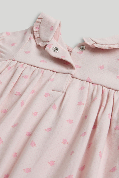 My First Pink Romper Dress