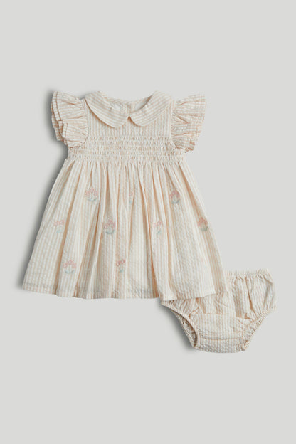 My First Pink Dress and Knickers Outfit - Light Pink / Up to 1 Month