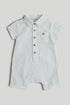My First Blue Romper - Light Blue / Up to 1 Month