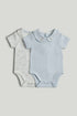 2 Pack My First Blue Bodysuits - Green / 12-18 Months