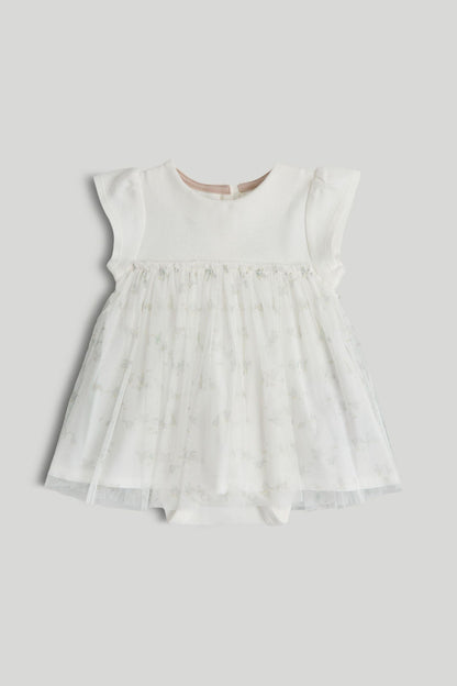 My First Ballet Romper Dress - White / 12-18 Months