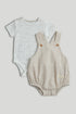 My First Bibshorts and Bodysuit Outfit - Multi / 12-18 Months