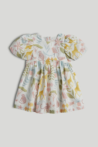 Safari Cotton Dress - Multi / 12-18 Months