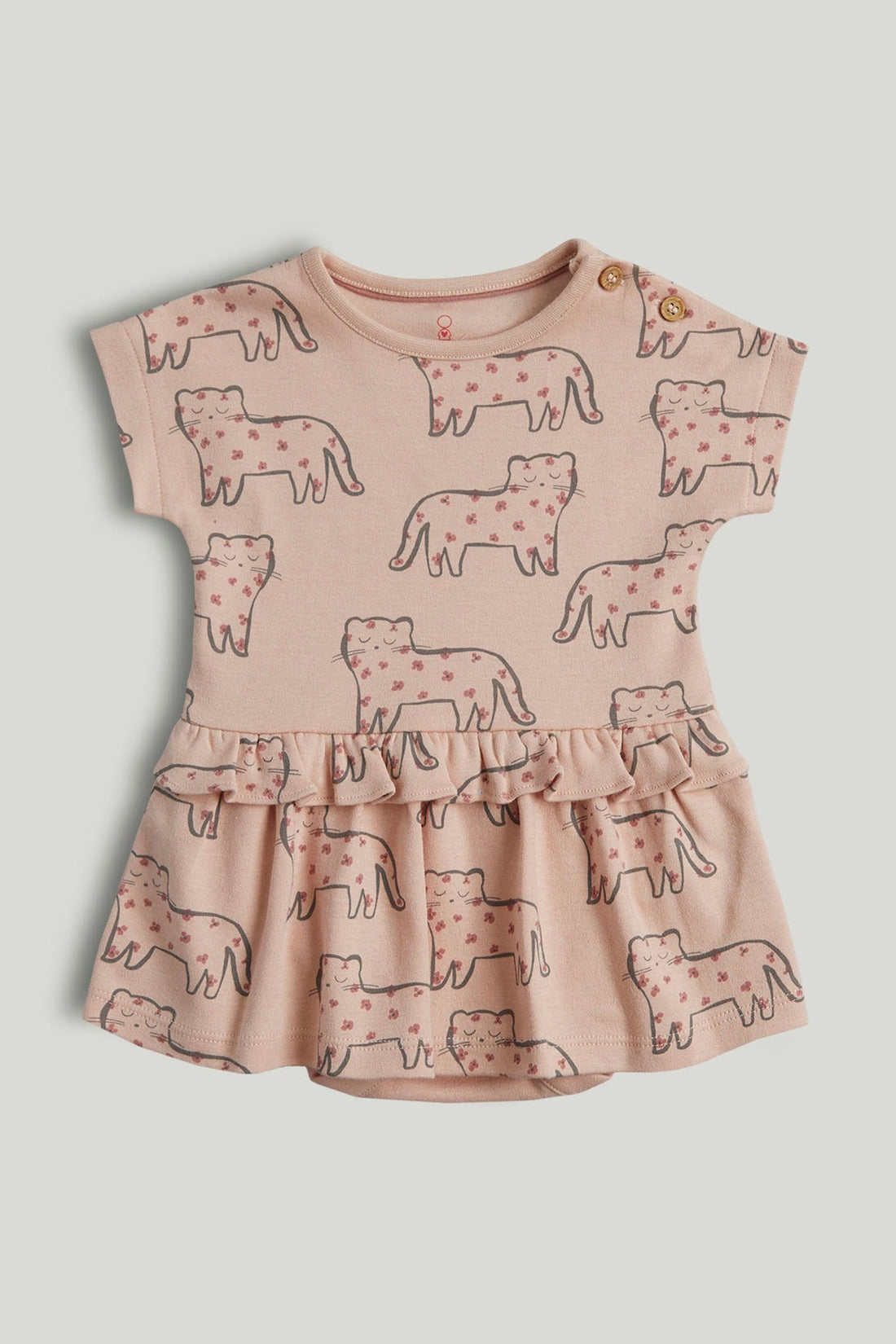 My First Pink Romper Dress - Pink / 12-18 Months