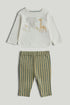 Safari T-Shirt and Trousers Outfit - Multi / Up to 1 Month