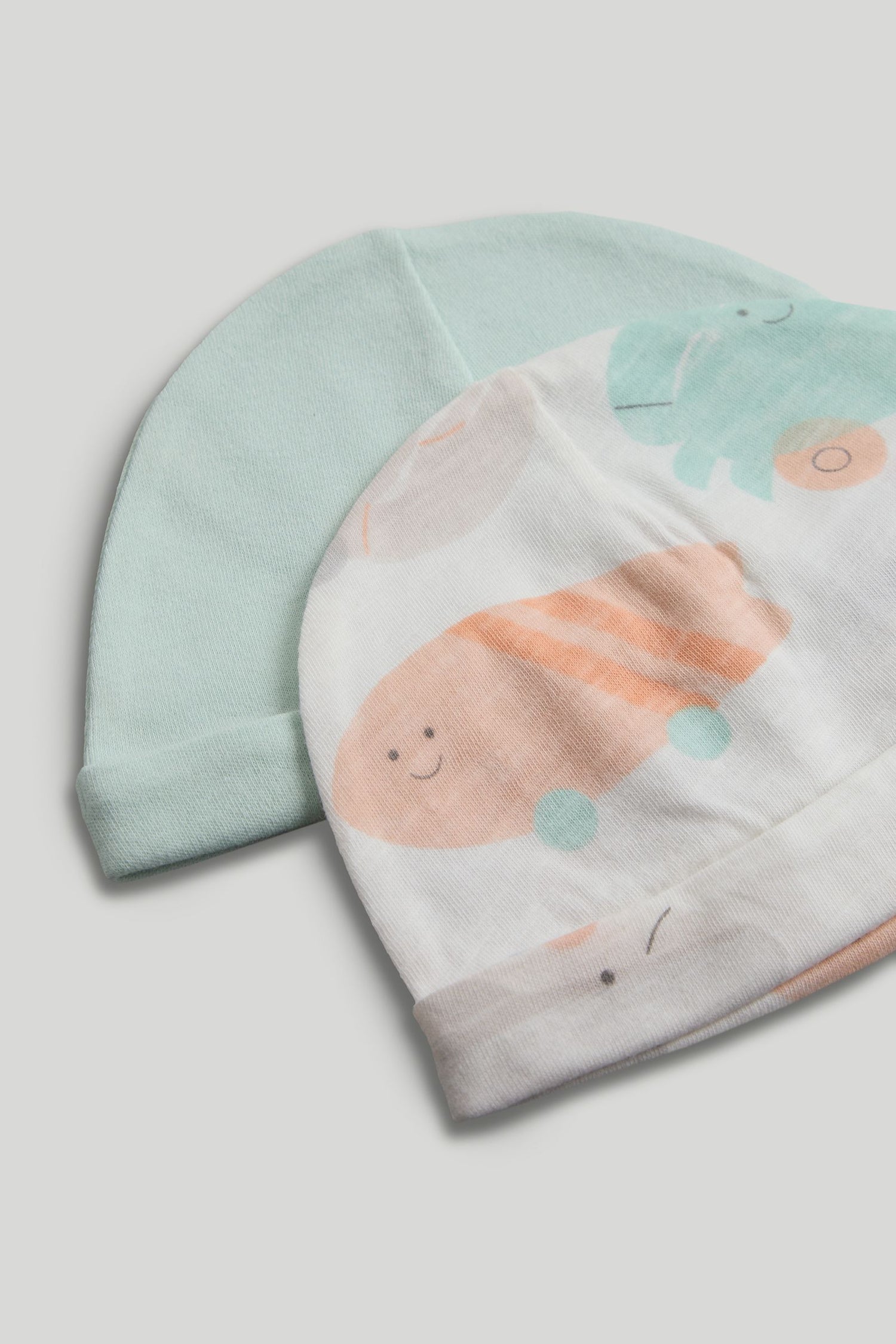 2 Pack Cotton Baby Hats