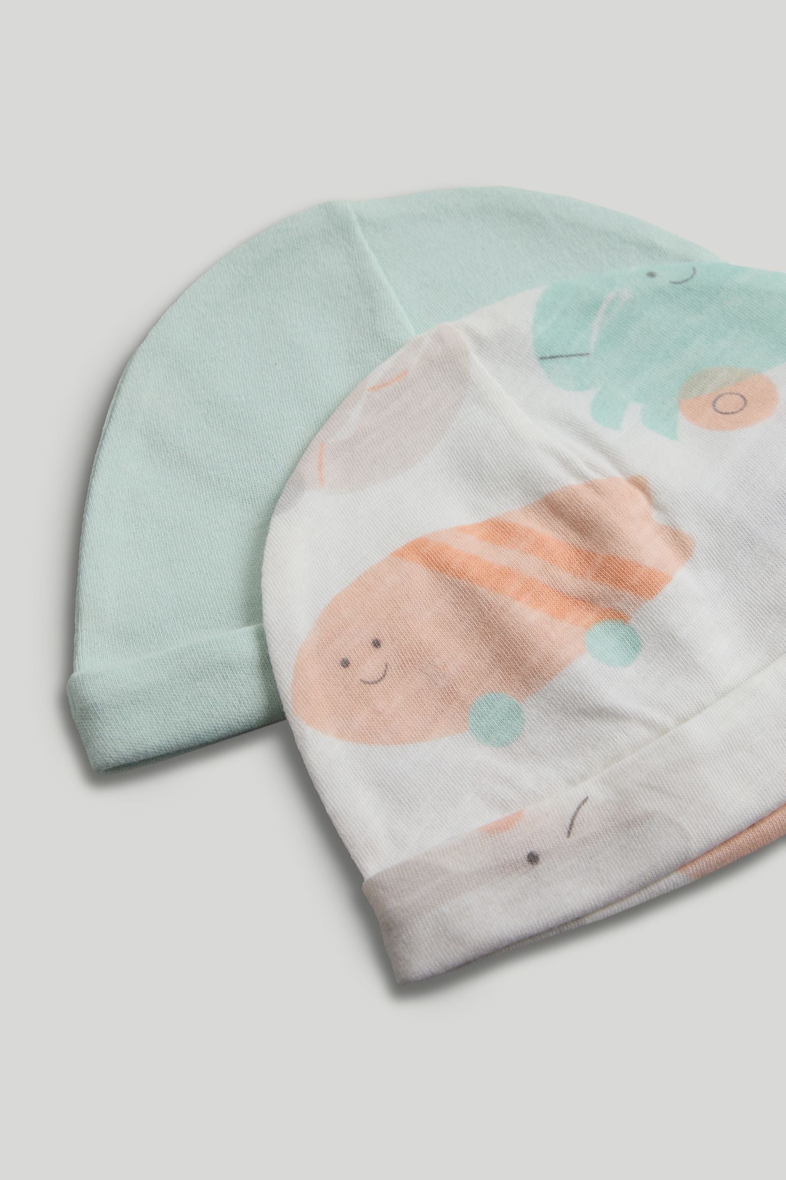 2 Pack Cotton Baby Hats