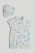 Summer Tides Romper and Hat Outfit - Cream / 12-18 Months