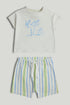 Summer T-Shirt and Shorts Outfit - Multicolor / 12-18 Months