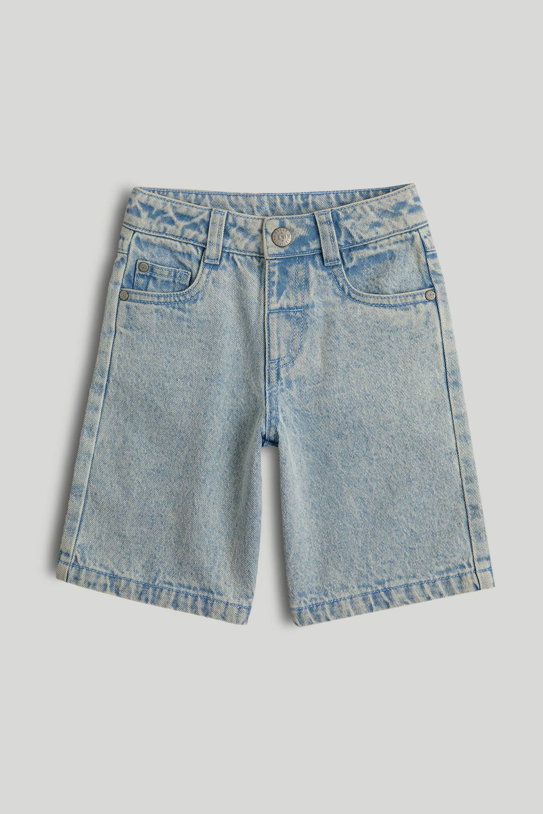Denim Shorts - Light Blue / 9-10 Years