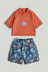 Sunsafe UPF50+ Rash Vest and Board Shorts Set - Multi / 12-18 Months