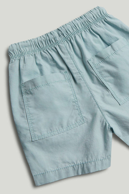 2 Pack Green Poplin Shorts
