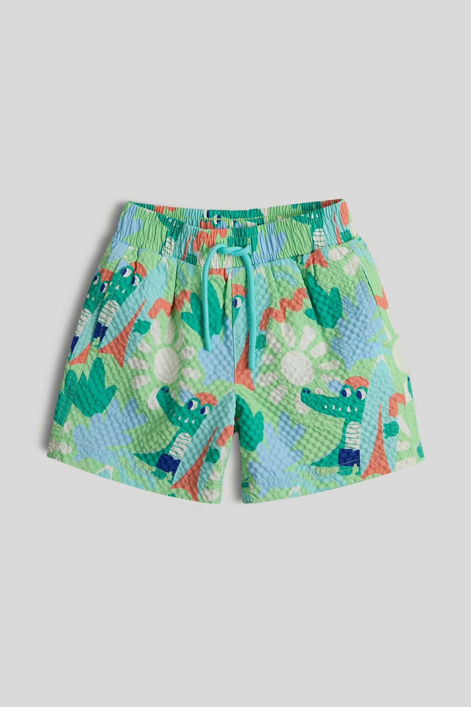 Crocodile Swim Shorts - Multicolor / 12-18 Months