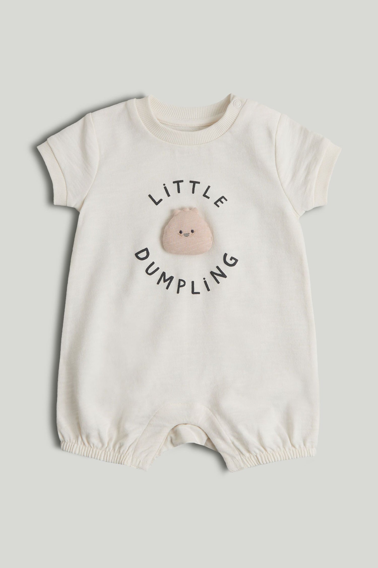 Little Dumpling Romper - Cream / Up to 1 Month