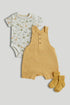 Safari Bibshorts, Bodysuit and Socks Outfit - Multi / Up to 1 Month