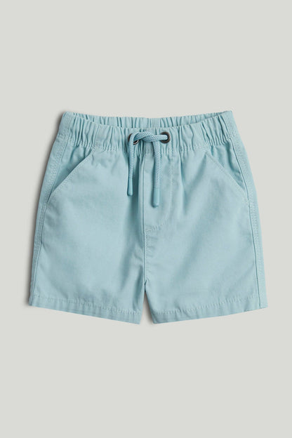 Sage Poplin Shorts - 12-18 Months