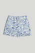 Seashell Bermuda Shorts - Blue / 9-10 Years