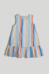 Striped Seersucker Dress - Multi / 9-10 Years