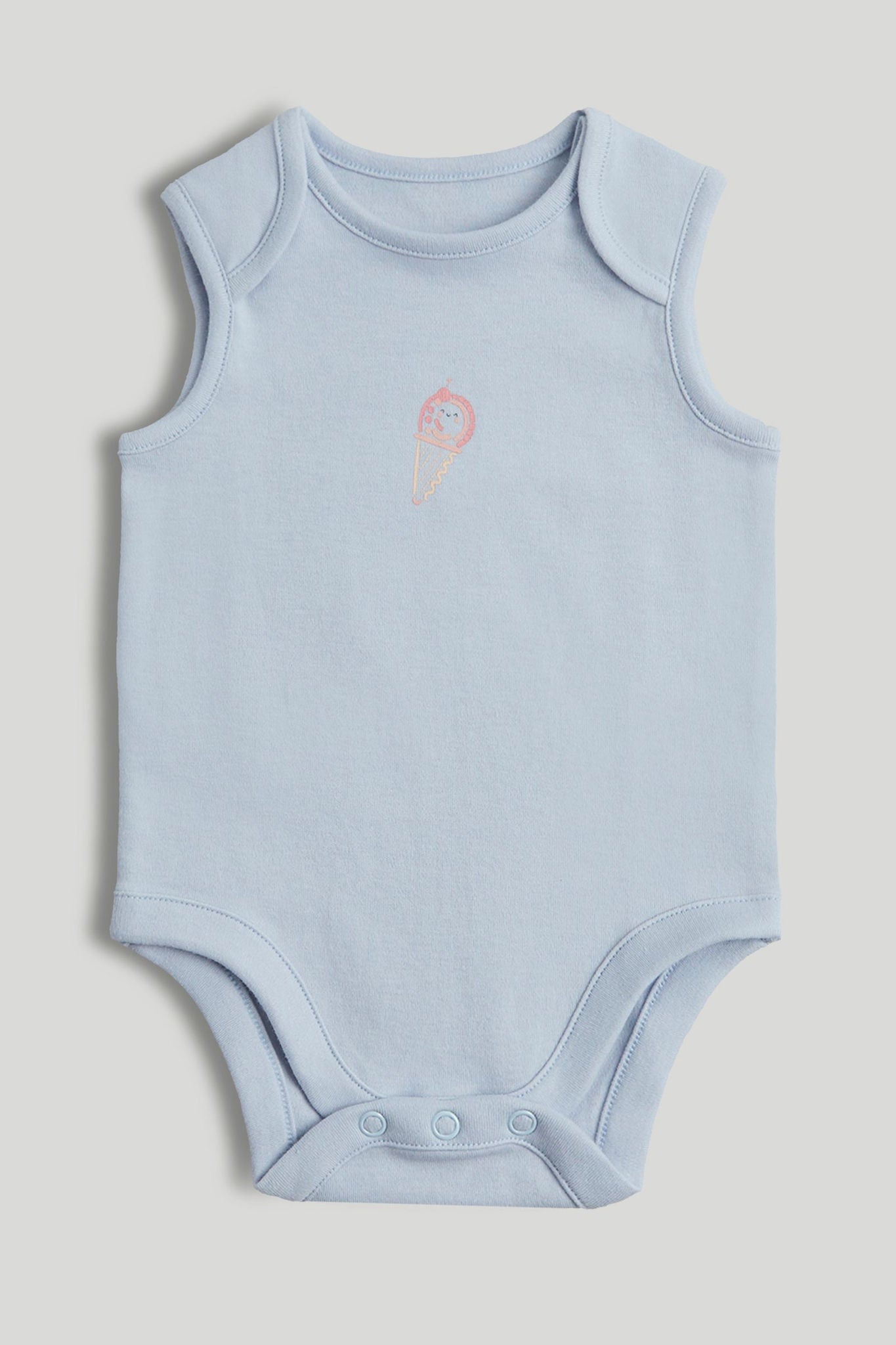 5 Pack Ice Cream Sleeveless Bodysuits