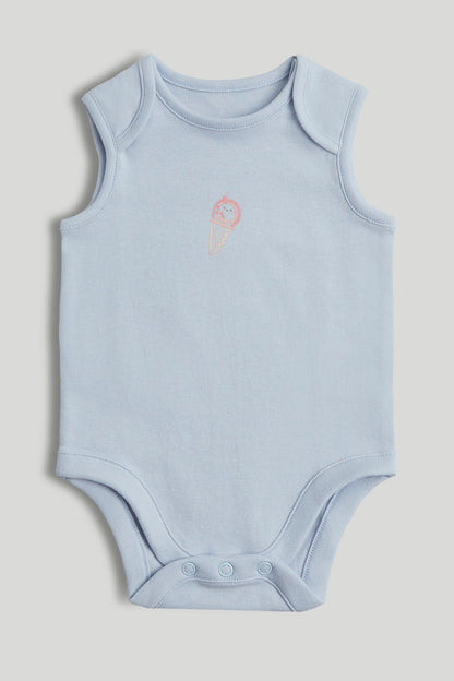 5 Pack Ice Cream Sleeveless Bodysuits