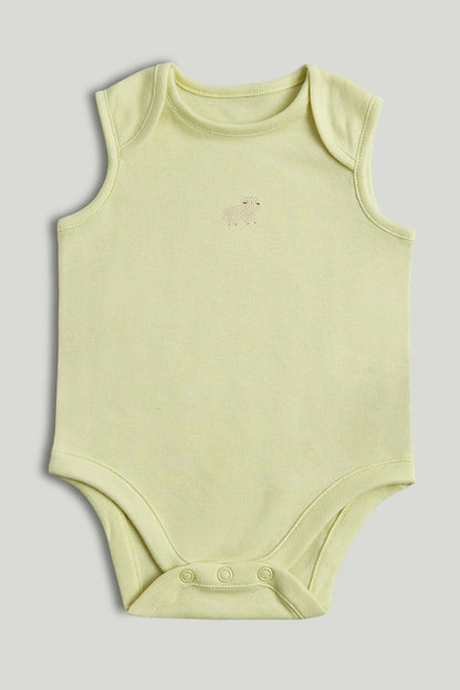 5 Pack Animal Sleeveless Bodysuits