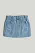 Denim Skirt - Blue / 12-18 Months