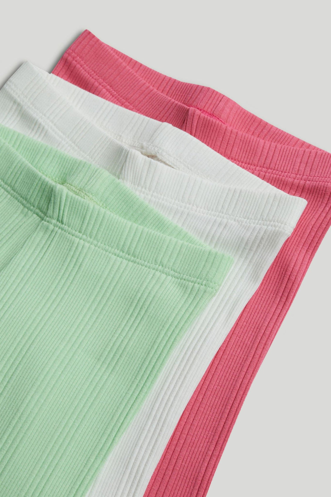3 Pack Ribbed Cycle Shorts