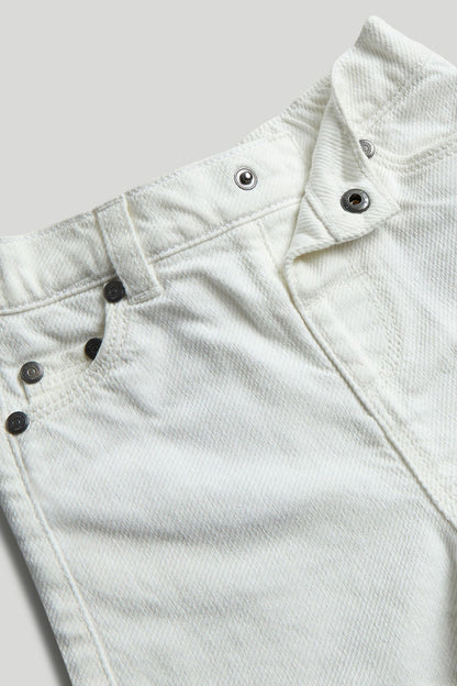 White Denim Shorts