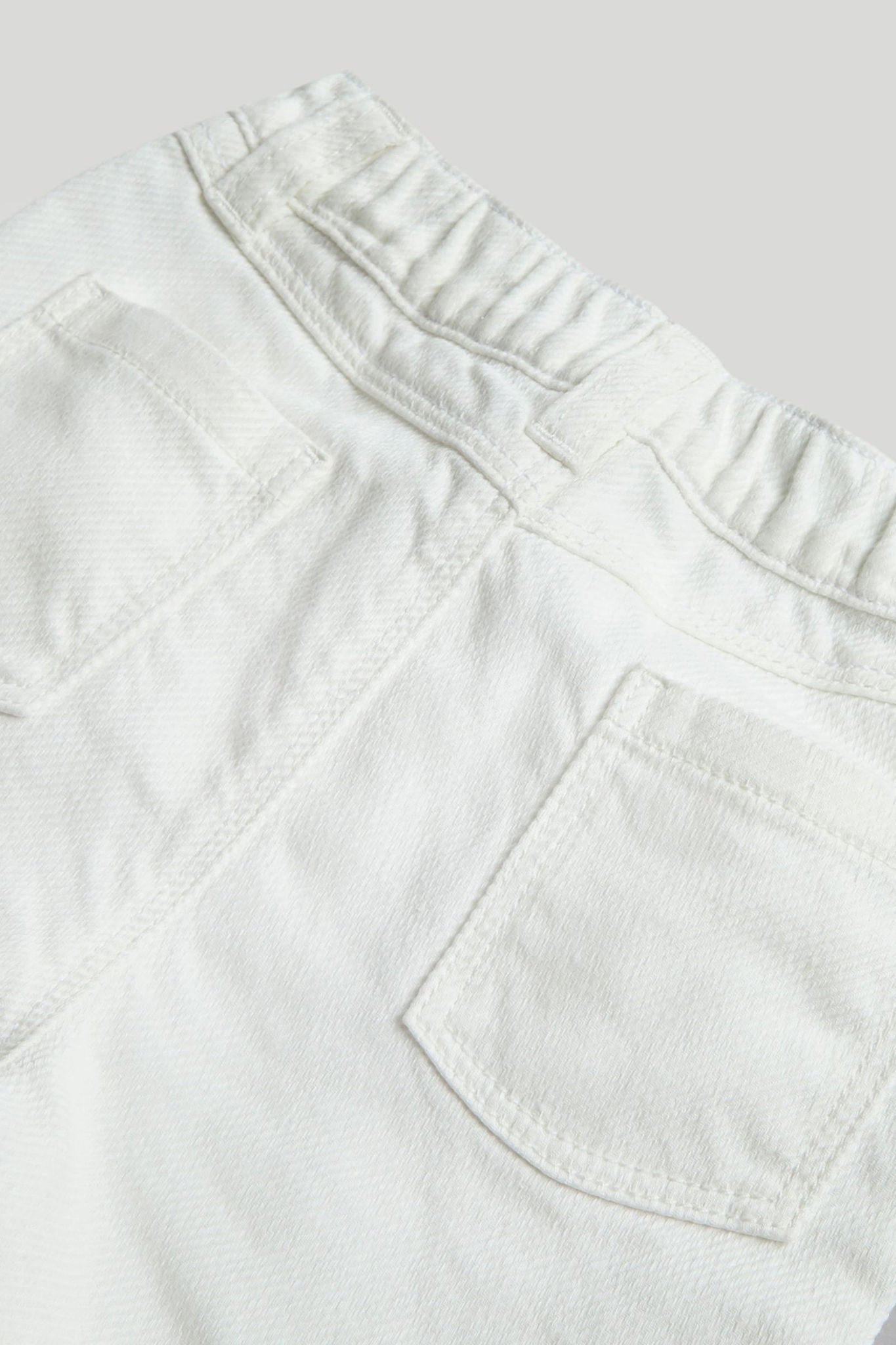 White Denim Shorts
