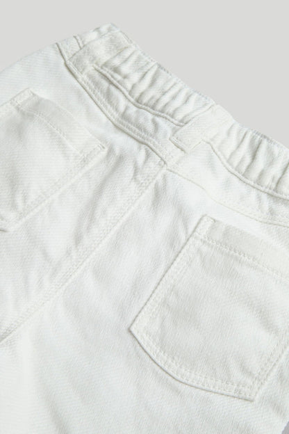 White Denim Shorts
