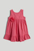 Pink Tiered Dress - Dark Pink / 12-18 Months