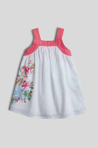 White Sun Dress - White / 12-18 Months