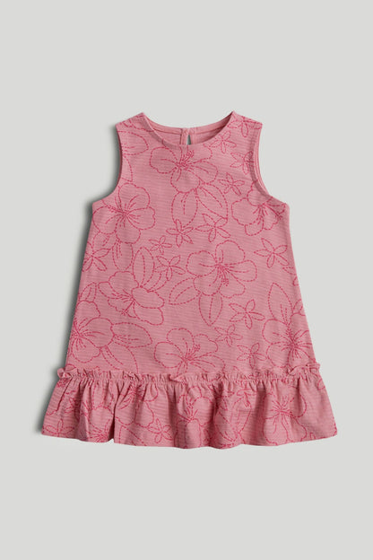 Pink Jersey Dress - Pink / 12-18 Months
