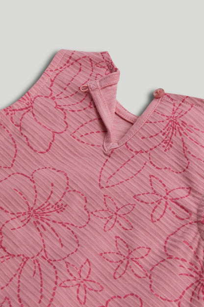 Pink Jersey Dress