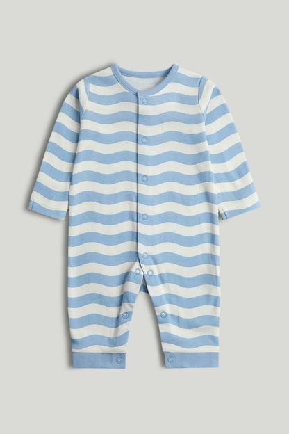 3 Pack Beach Footless Sleepsuits