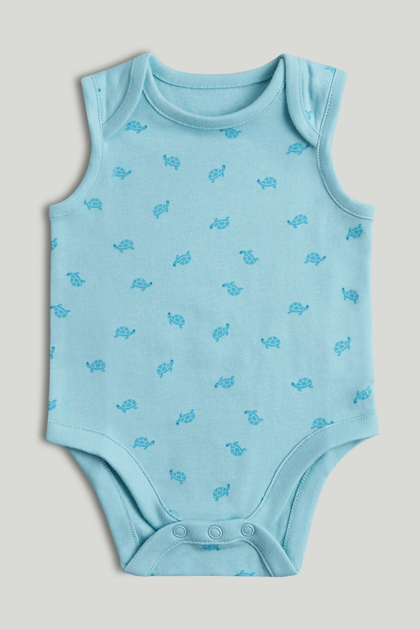 5 Pack Blue Ocean Sleeveless Bodysuits
