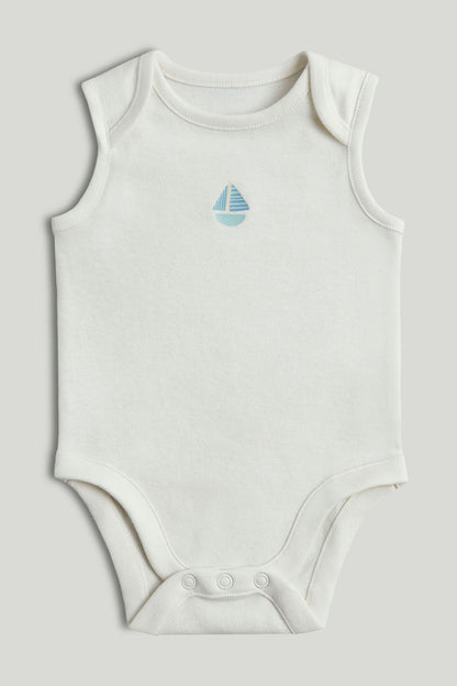 5 Pack Beach Sleeveless Bodysuits