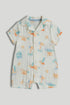 Beach Cotton Romper - Beige / 12-18 Months