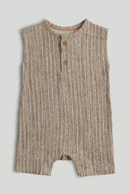 Striped Romper - Multi / 12-18 Months