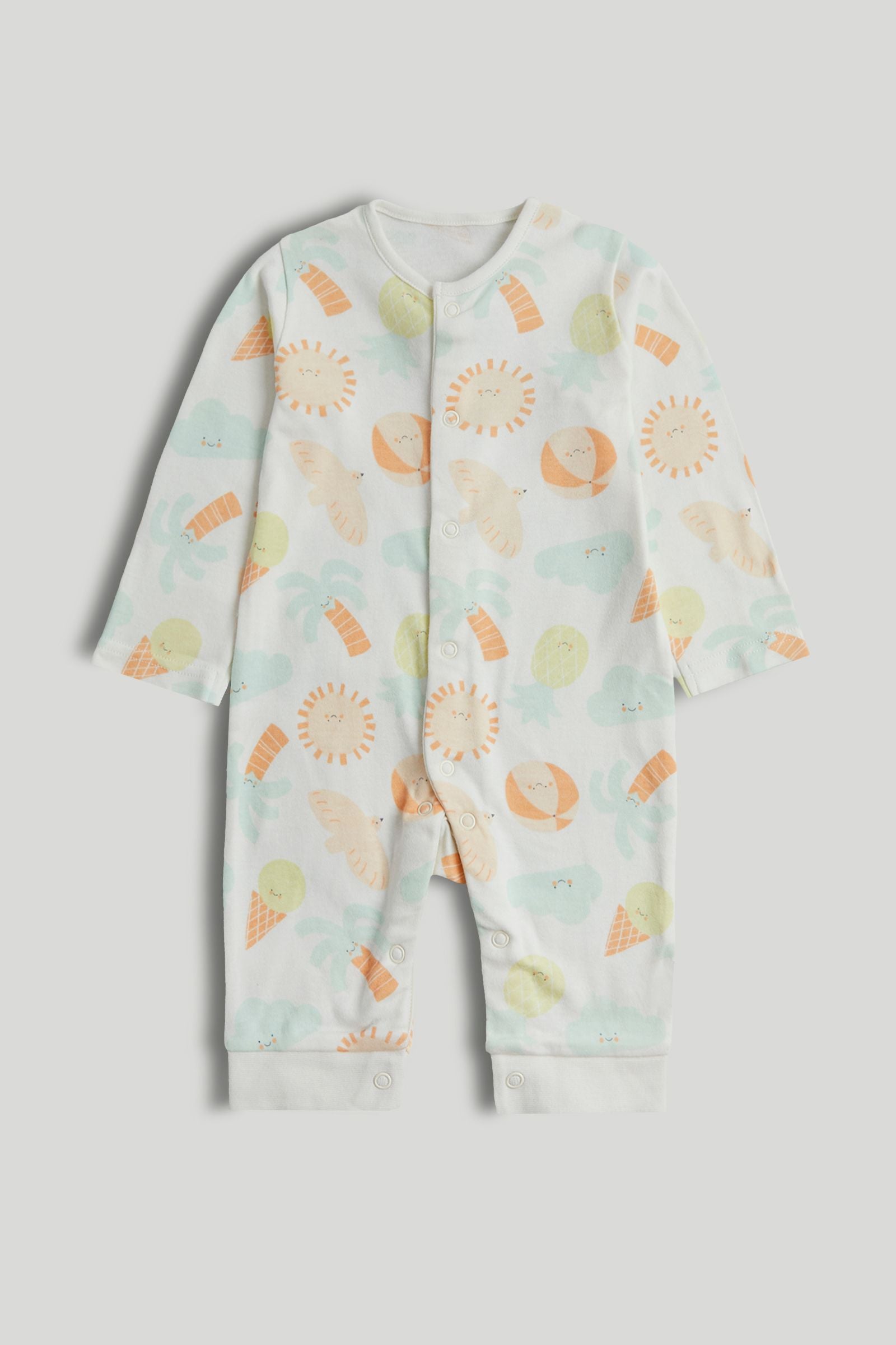 3 Pack Summer Footless Sleepsuits